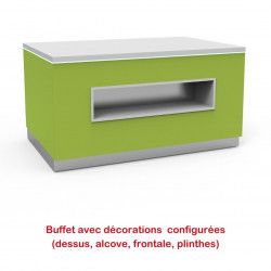 Buffet modulaire 850 avec une alcôve BDP8-3G/0