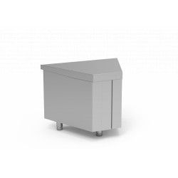 Meuble neutre d'angle SIAC-45 - Self enfant - 45° fermé