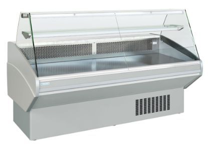 Comptoir d'exposition réfrigéré OM200 vitrage droit prof 1054 froid statique
