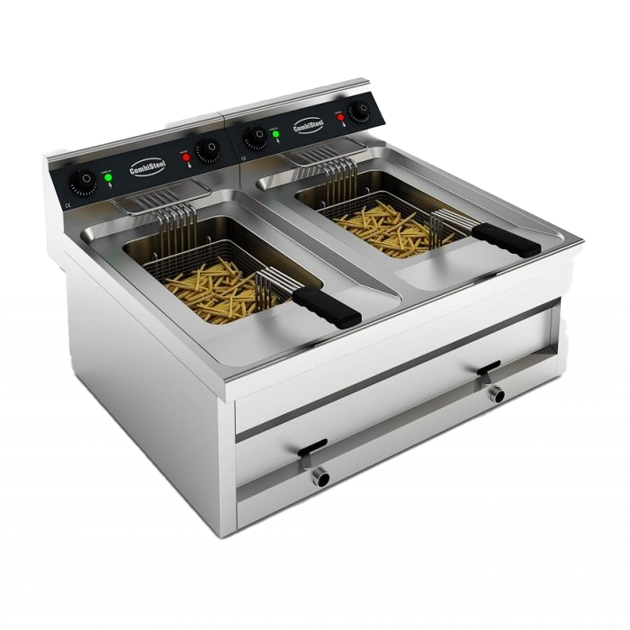 Friteuse Posable Électrique 2X12L 2X6Kw - 7455.0940