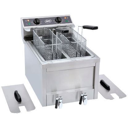 Friteuse électrique double cuve 2 x 8 L Tri RG-FR2X8TRI