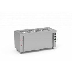 Meuble bain-marie à eau avec réserve chaude SBMR-160 - 4x GN1/1