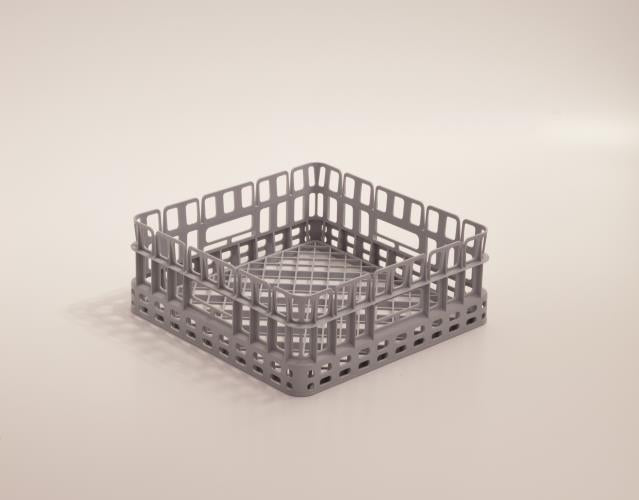 Panier en verre pour lave-vaisselle - 40 x 40 cm