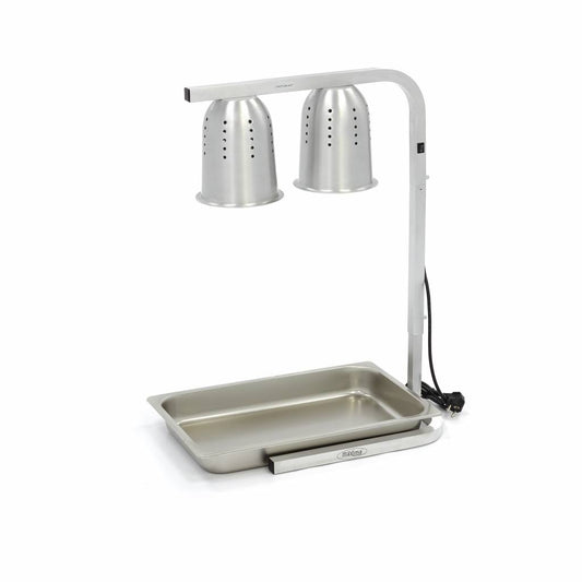 Lampe chauffante - 2 lampes - incl 2 lampes et 1 Bac 1/1 GN