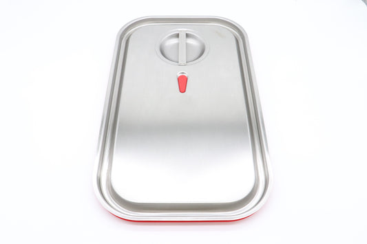 Couvercle gastronorm - 1/1 GN - acier inoxydable - soudure étanche à l'air