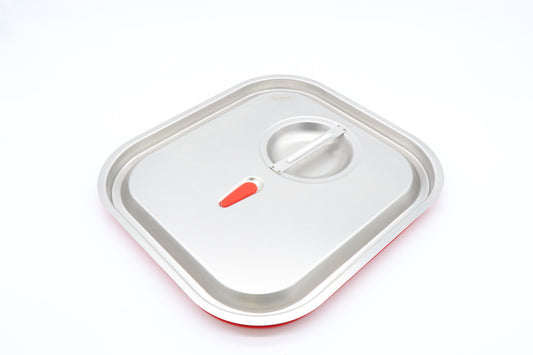 Couvercle gastronorm - 2/3 GN - acier inoxydable - soudure étanche à l'air