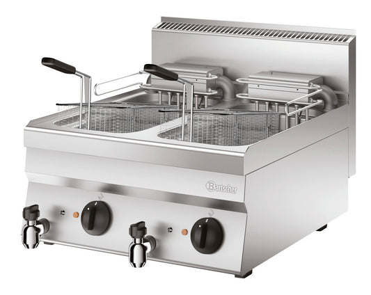 Friteuse 650, L600, 2x10L