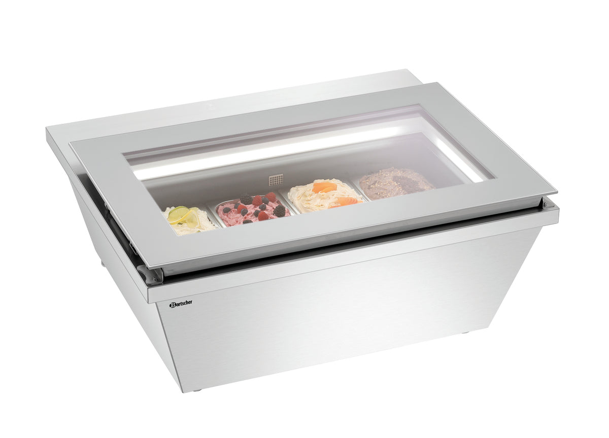 Vitrine à glaces 4x6,5L Bartscher 700248