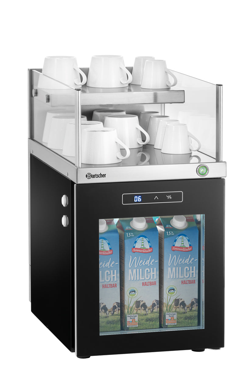 Combi réfrig. à lait-chauffe-tasses