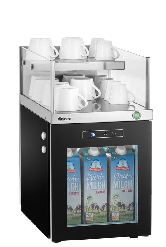 Combi réfrig. à lait-chauffe-tasses