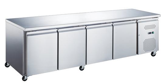 Table réfrigérée négative - 553 L - 2230 mm - 4 portes
