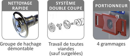 Hachoir réfrigéré HR P - vue produit