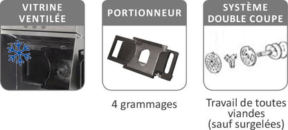 Hachoir réfrigéré HVRI - vue produit