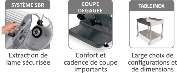 Trancheur DIPLOMATE en situation
