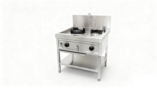 THW1+V1 - Réchaud Wok - 900x900x860+280