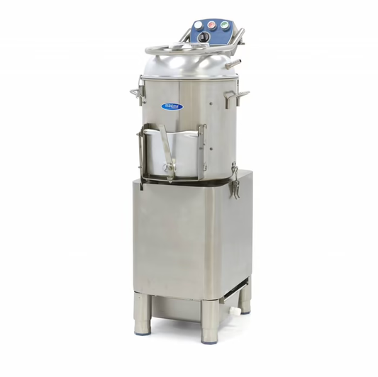 Machine à Éplucher les Pommes de Terre - 15 kg - 300 kg/h - Minuterie Intégrée