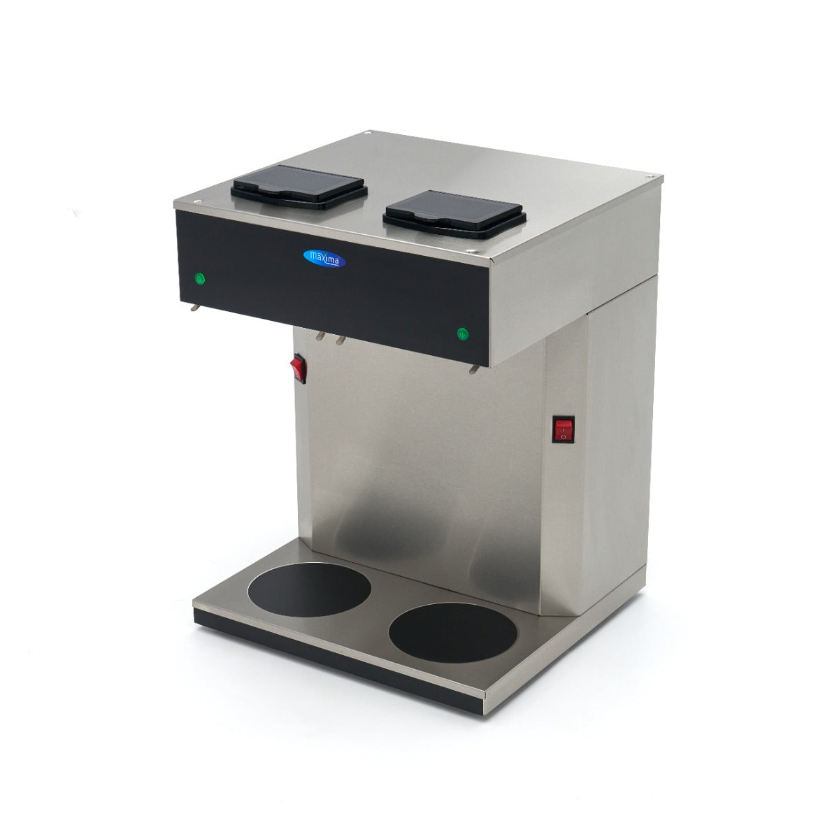 Cafetière filtre double vue de côté