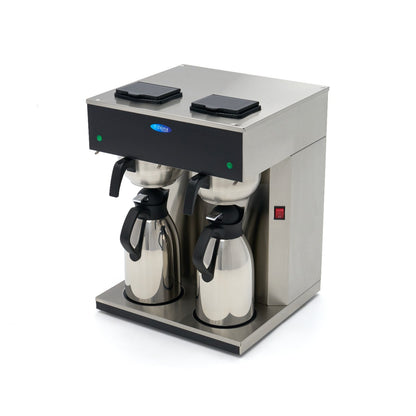Cafetière filtre double pichets isothermes