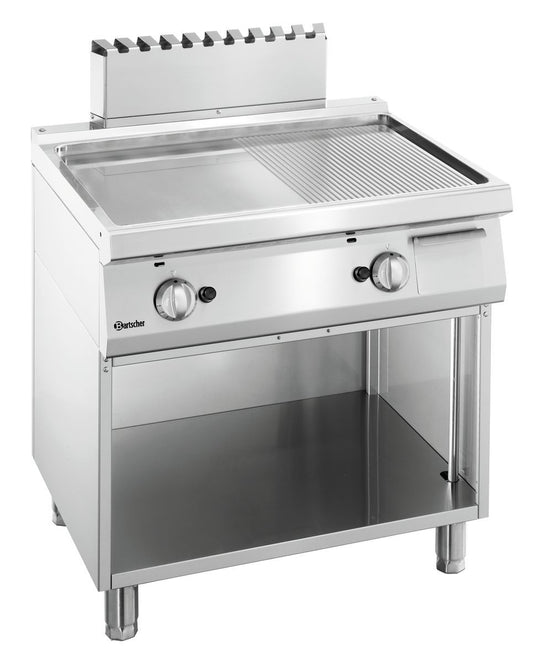 Plaque grill gaz 700, L800, 1/2-1/2