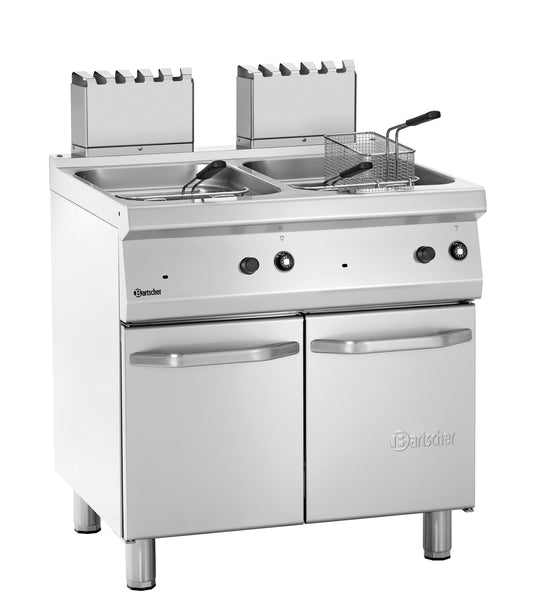Friteuse gaz 700, L800, 2x15L
