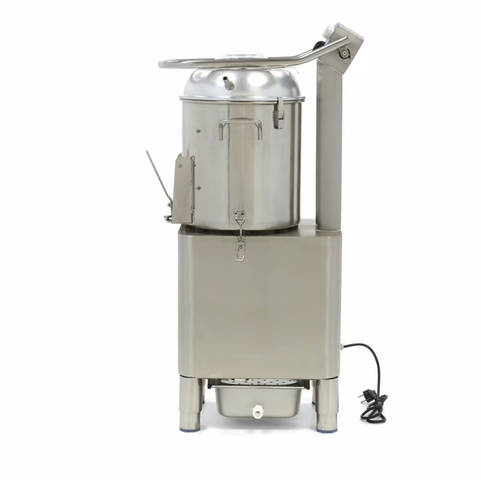 Machine à Éplucher les Pommes de Terre - 15 kg - 300 kg/h - Minuterie Intégrée