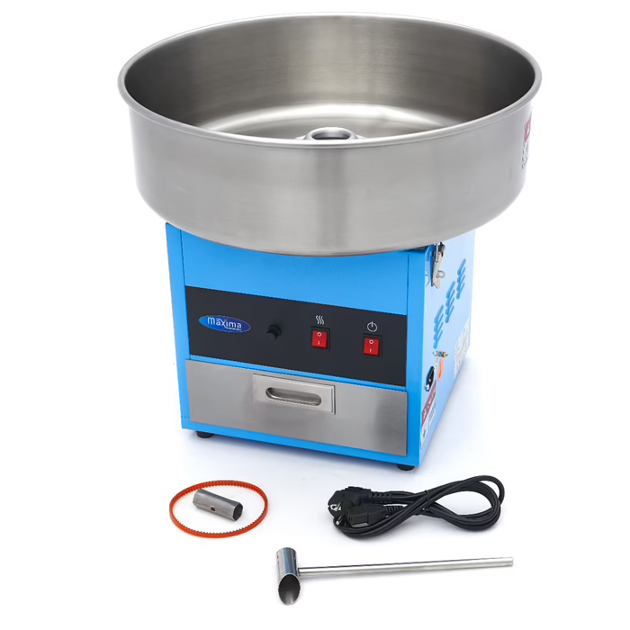 Machine à barbe à papa professionnelle - Ø 52 cm - Bleu
