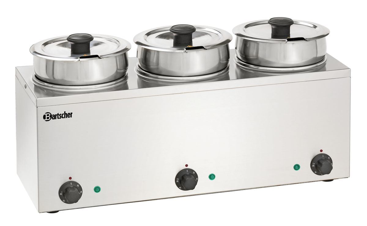 Bain Marie Hotpot, 3x pot, 3,5 L