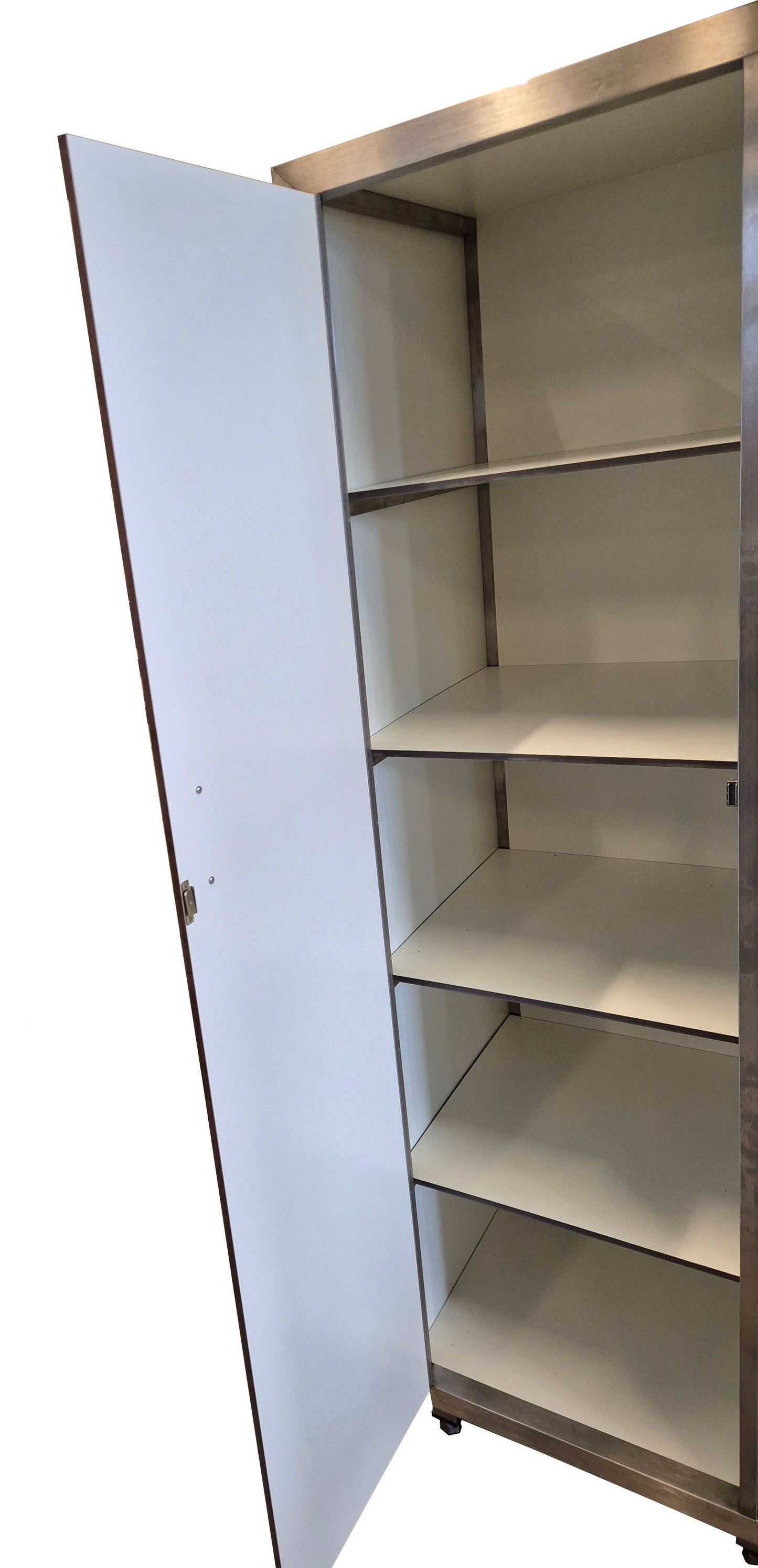 Armoire à Vaisselle Inox 2 Portes 5 Niveaux L950 – Garde-Manger