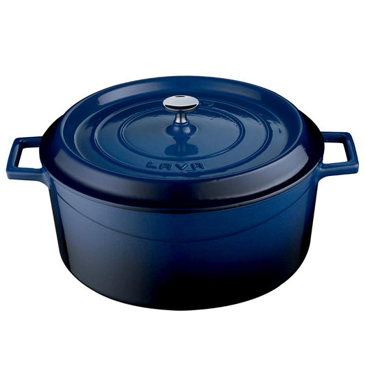 Lava Poêle À Frire En Fonte Ø28 Bleu