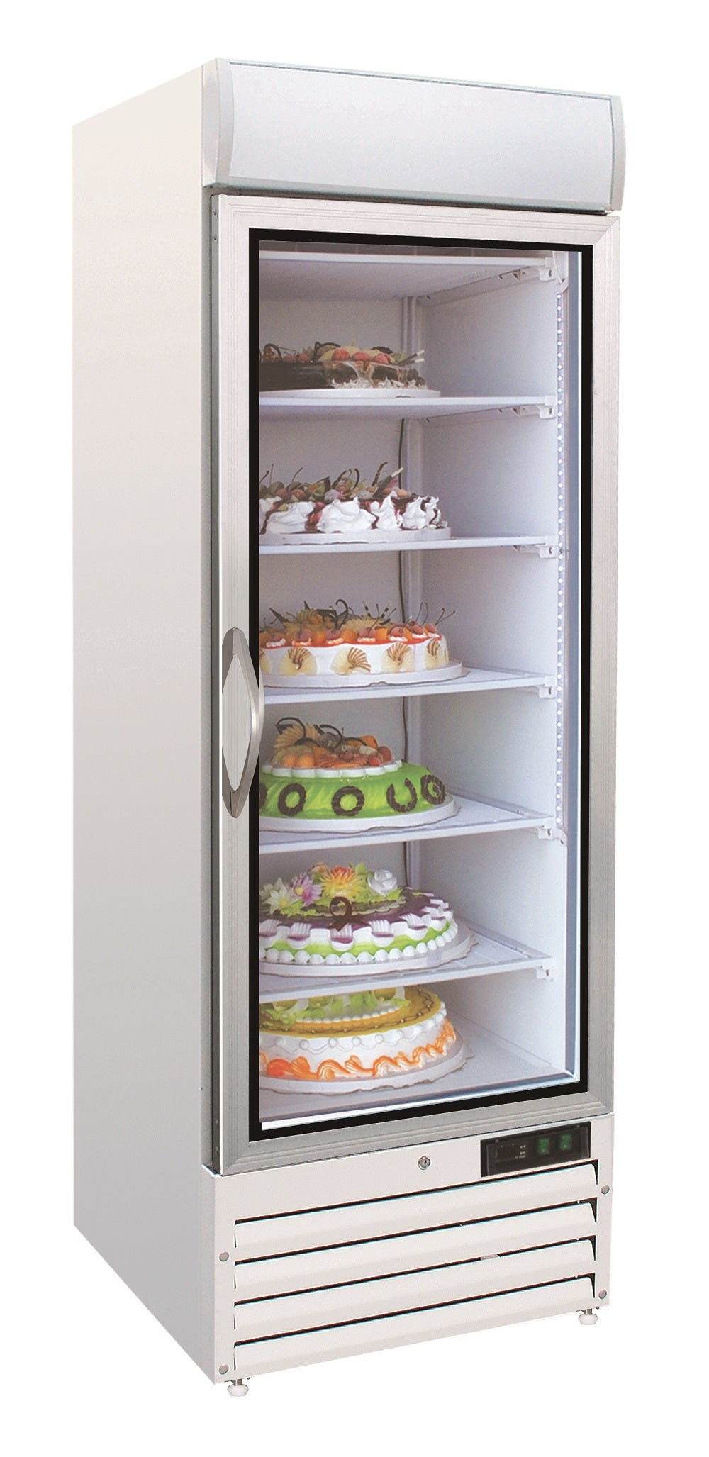 Armoire Négative 1 Porte Vitrée 600L - Combisteel 7450.0165