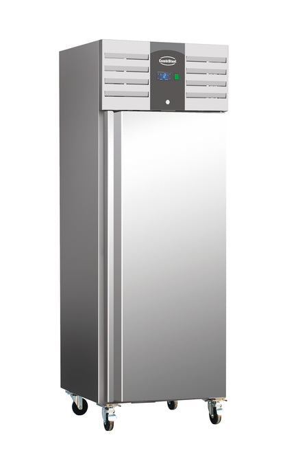 Armoire Réfrigérée Inox 1 Porte 600L Statique GN 2/1 – Réfrigérateur, +2/+8 °C
