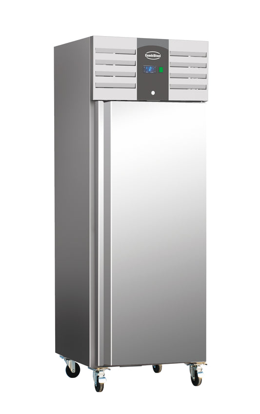 Armoire Réfrigérée Inox 1 Porte 600L Statique GN 2/1 – Réfrigérateur, +2/+8 °C
