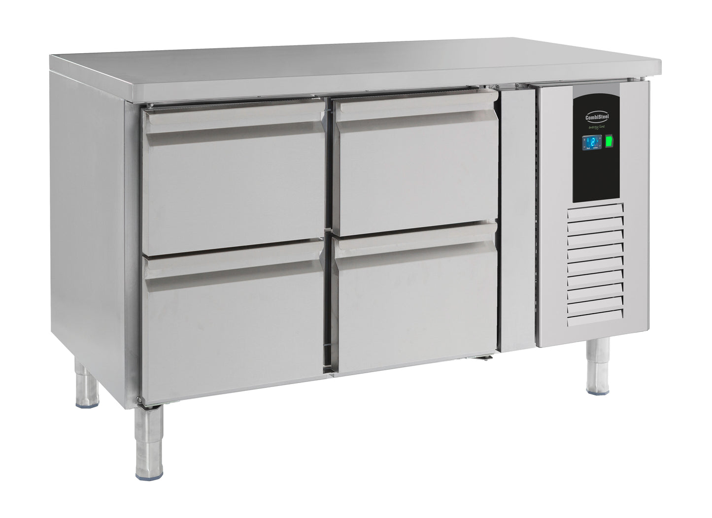 Table Réfrigérée Inox 4 Tiroirs L1360 Energy Line – Réfrigérateur, +2/+8 °C