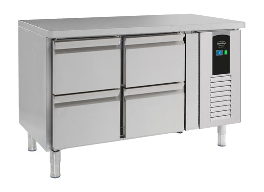 Table Réfrigérée Inox 4 Tiroirs L1360 Energy Line – Réfrigérateur, +2/+8 °C