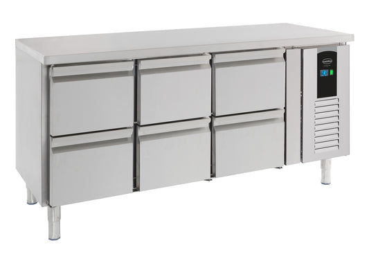Table Réfrigérée Inox 6 Tiroirs L1795 Energy Line – Réfrigérateur, +2/+8 °C