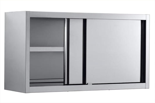 Armoire Murale Inox Portes Coulissantes 1600 × 400 mm – 1 Tablette