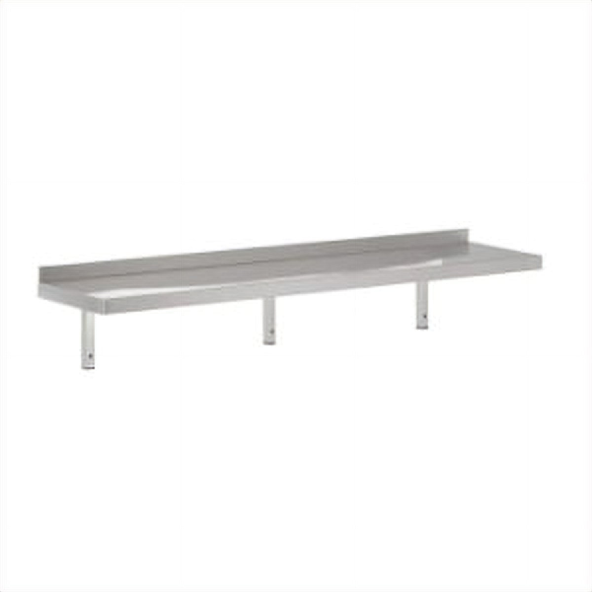300 Étagère Murales En Inox 2400 Incl. Consoles