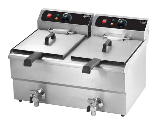 Friteuse Posable Électrique 2X10 L