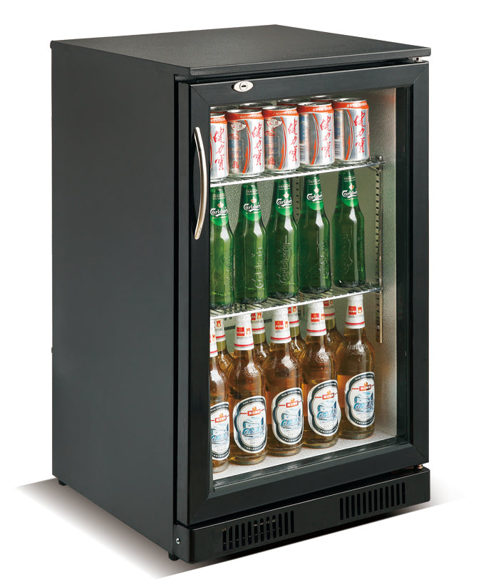 Arrière Bar Réfrigérée Noir 1 Porte 175L