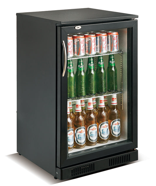 Arrière Bar Réfrigérée Noir 1 Porte 175L