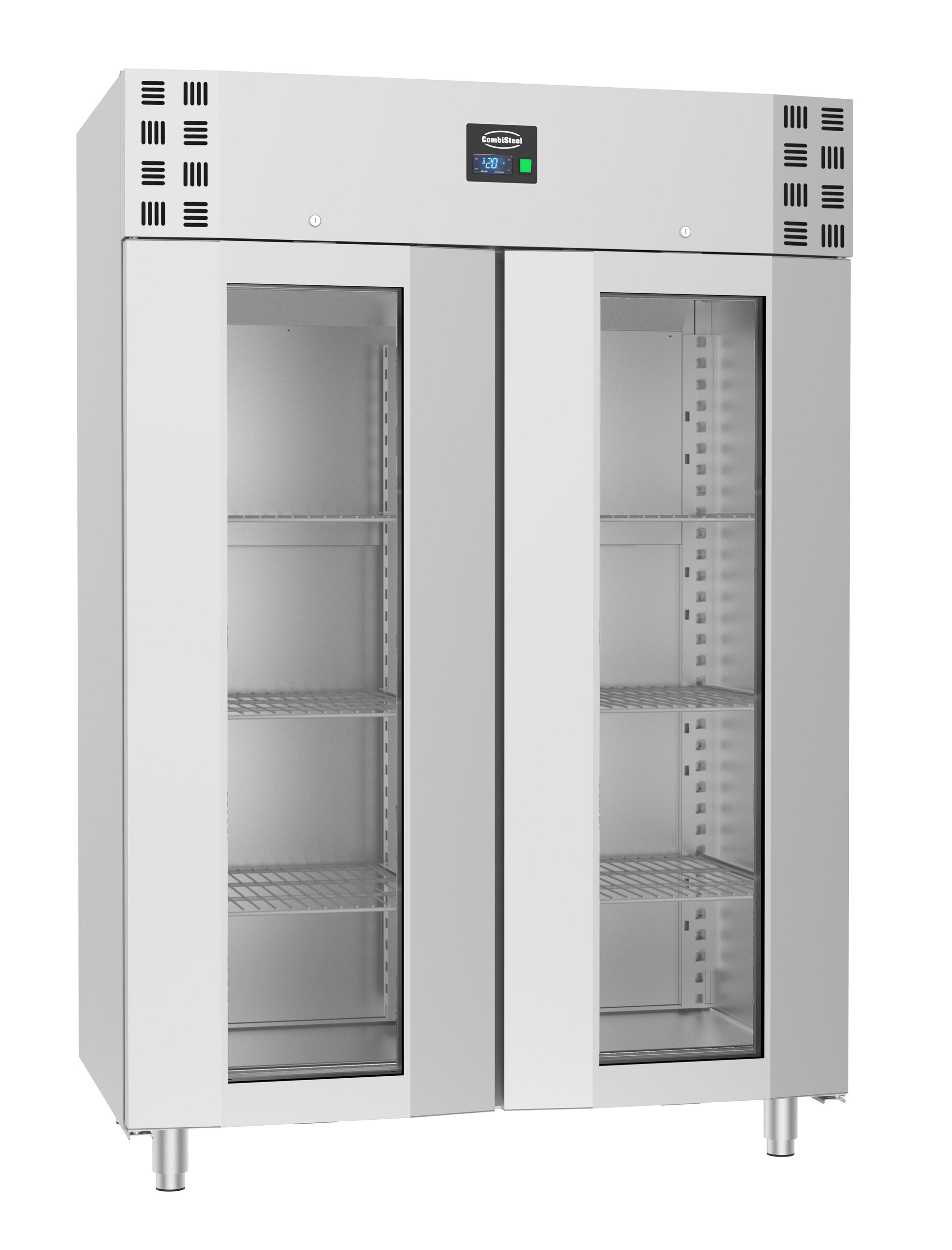 Armoire Négative Inox Porte Verre Monobloc 1400L - Combisteel 7489.5035