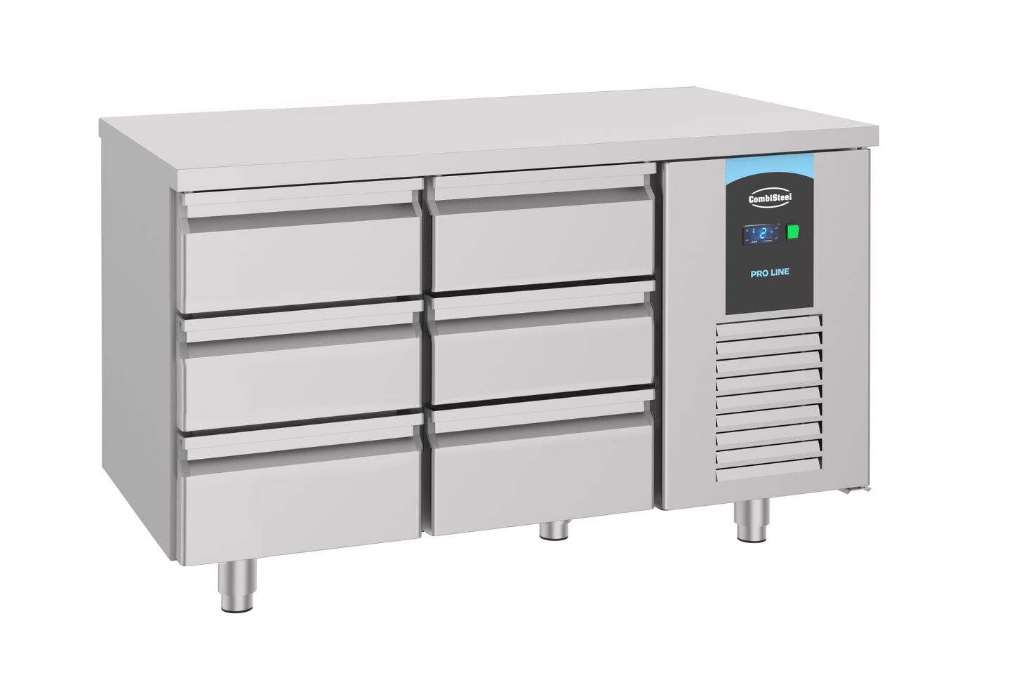 Table Réfrigérée Inox 6 Tiroirs 1400 Energy Line – Réfrigérateur, -2/+8 °C