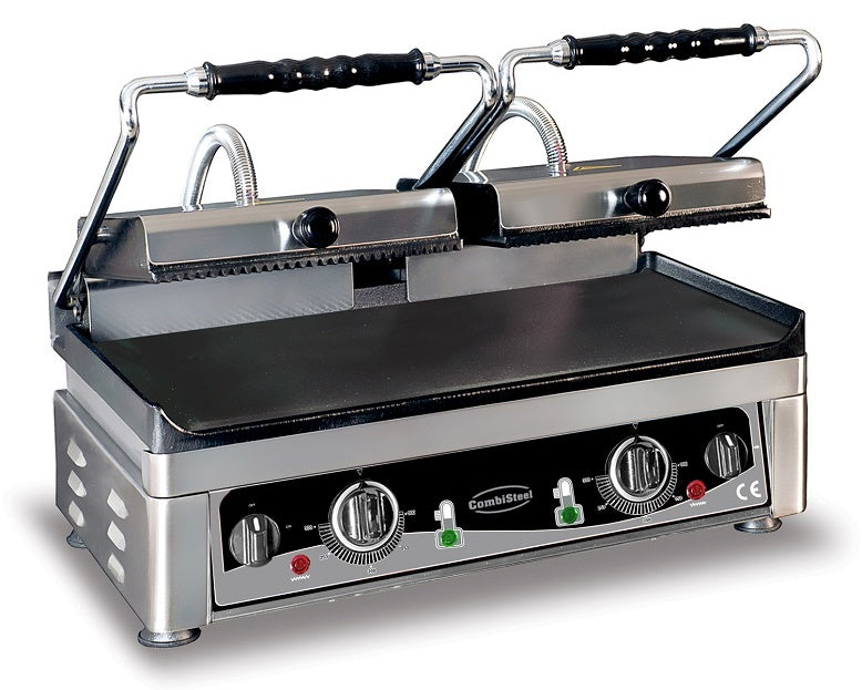 Grille Panini Double Lisse/Rainuré