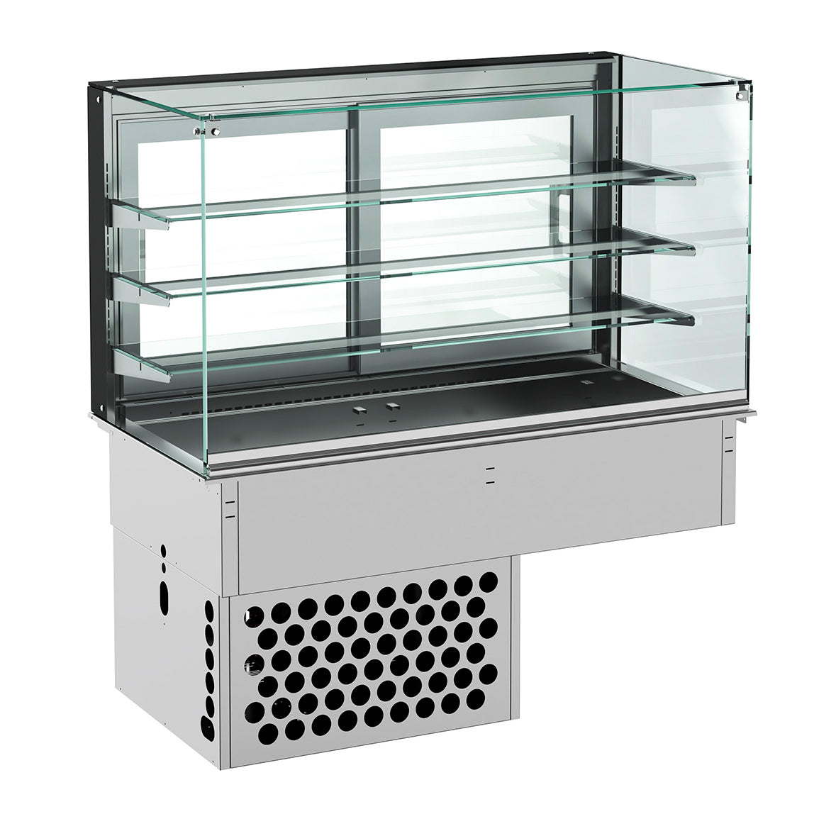 Drop-in Vitrine Cubique Réfrigérée Fermé 5/1