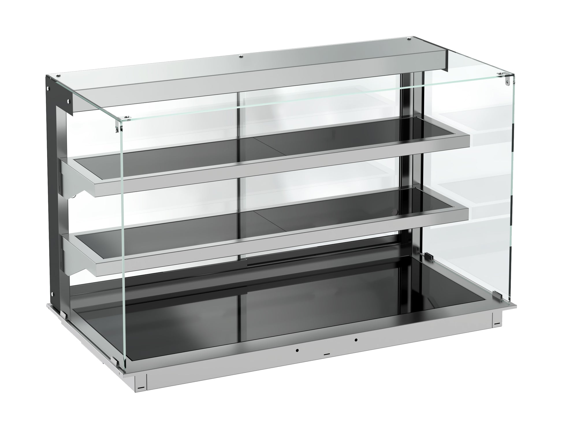 Drop-in Vitrine Cubique Chauffante noir 3/1