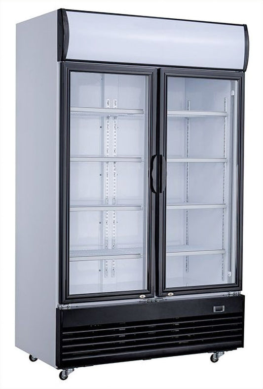Armoire Réfrigérée Vitrée 2 Portes 800L – Réfrigérateur, +2/+10 °C