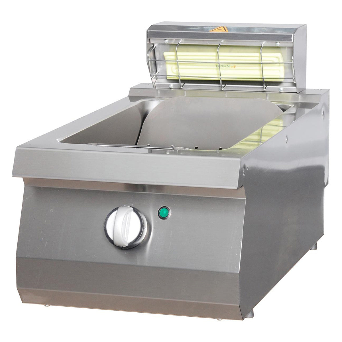 réchaud à frites - unité simple - profondeur 90 cm - électrique