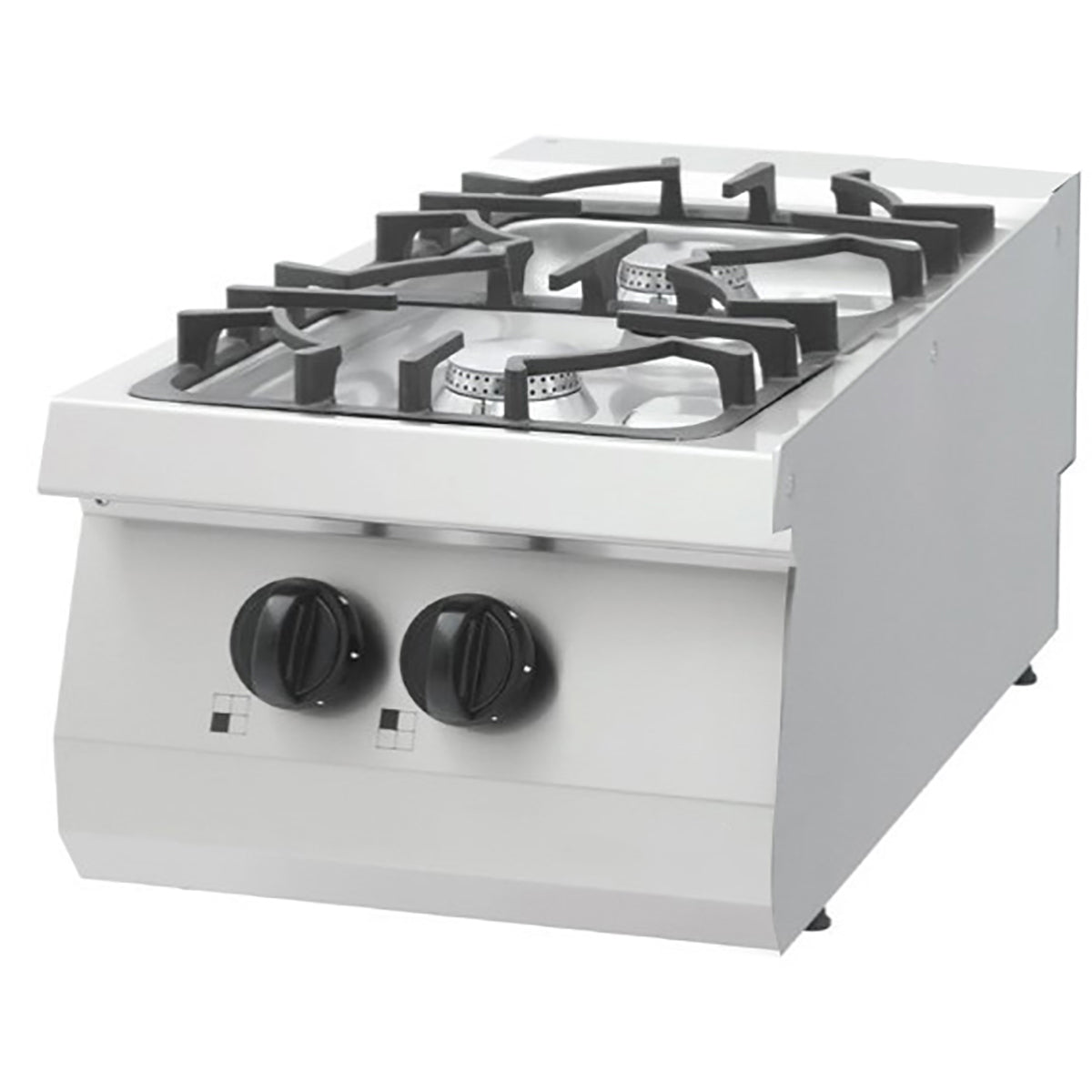 cuisinière - 2 brûleurs - 15kW - gaz
