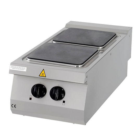 Cuisinière électrique 2 brûleurs - gamme 900 (prof. 90 cm)