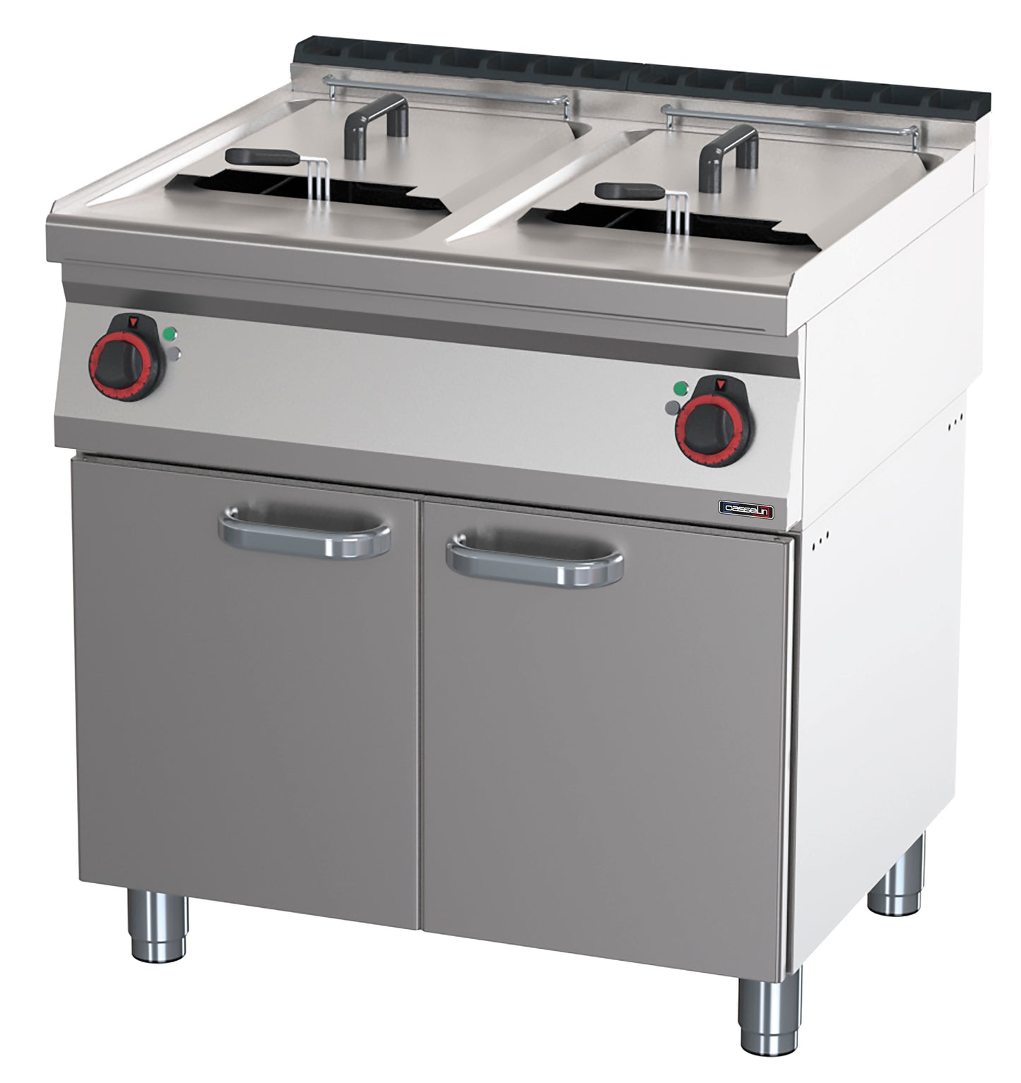 Friteuse électrique avec soubassement 2x17 litres 80 